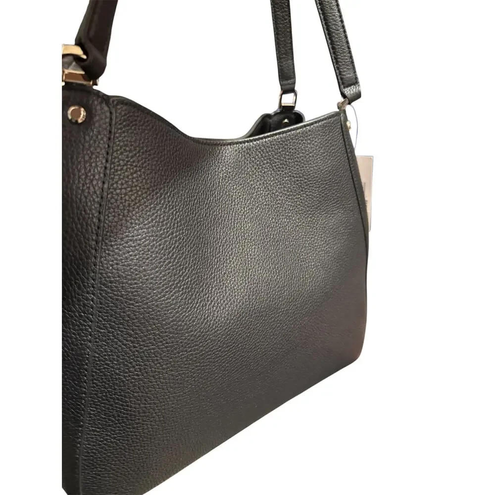 Kate Spade Pebbled Medium Triple Compartment Shoulder Bag